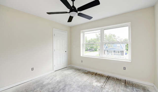 1292-1298 E 17th Ave, Columbus, OH 43211 - unfurnished room featuring baseboards and ceiling fan