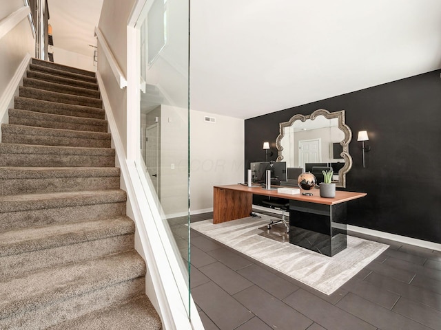 802 N 4th St Unit 802, Columbus, OH 43215 - stairs featuring baseboards