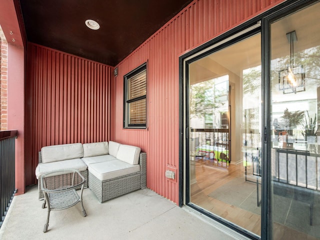 802 N 4th St Unit 802, Columbus, OH 43215 - balcony with an outdoor living space