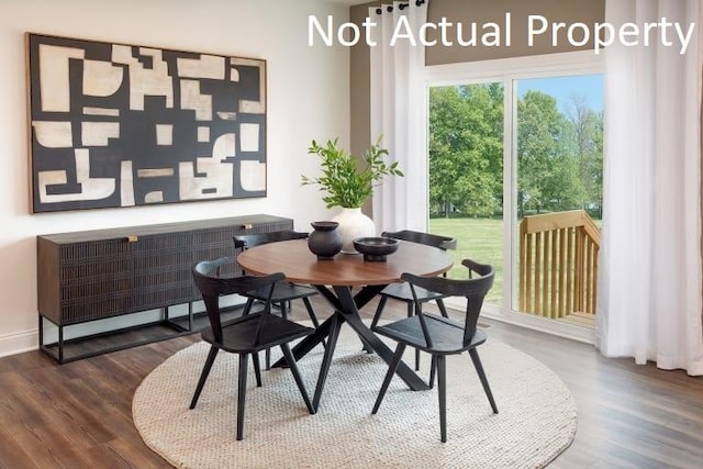 3323 Tender Ave Lot 7165, Powell, OH 43065 - dining room with radiator heating unit and wood finished floors