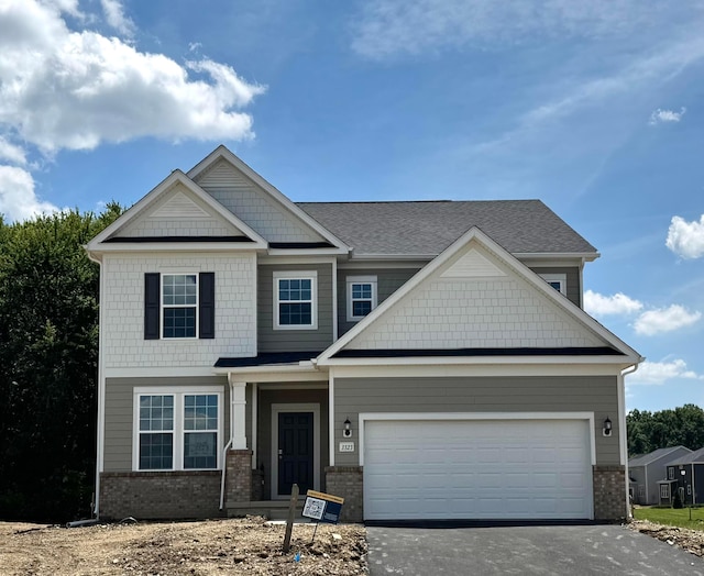 3323 Tender Ave Lot 7165, Powell, OH 43065 - craftsman inspired home featuring brick siding and asphalt driveway