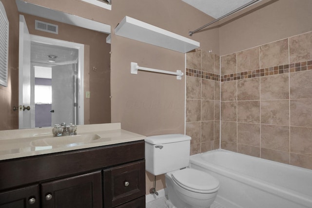 1530 Slade Ave Unit 103, Columbus, OH 43235 - bathroom with toilet, vanity, and washtub / shower combination