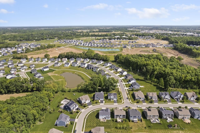 185 Saffron Dr, Sunbury, OH 43074 - aerial view of property's location featuring a nearby body of water and nearby suburban area