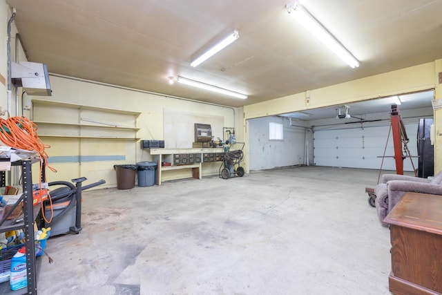 803 Wiltshire Rd, Columbus, OH 43204 - garage with a garage door opener