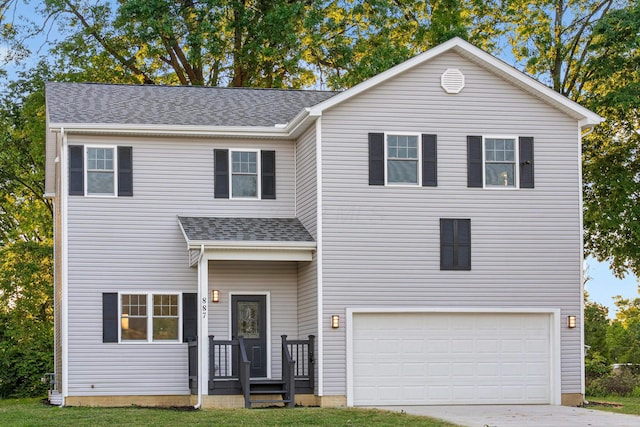 887 Harbinger Cir W, Columbus, OH 43213 - traditional-style home with a garage and driveway