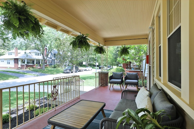 203 Winthrop Rd, Columbus, OH 43214 - porch with a residential view