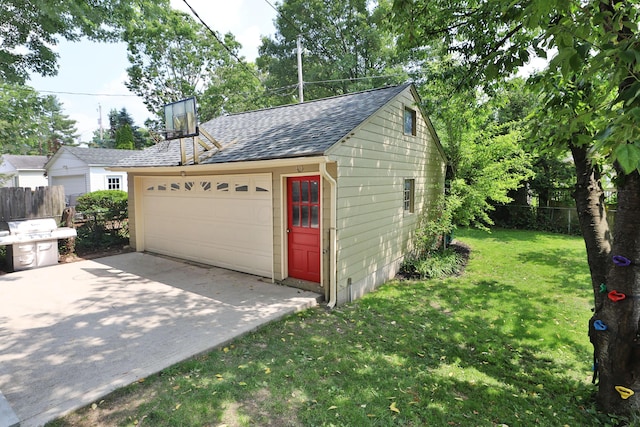 203 Winthrop Rd, Columbus, OH 43214 - view of detached garage