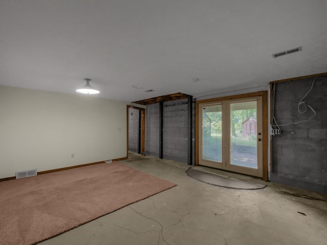 8587 Blacks Rd, Pataskala, OH 43062 - unfurnished room with concrete floors