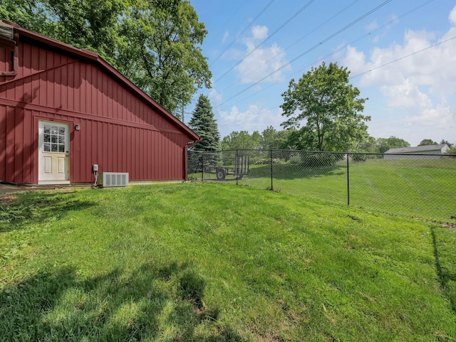 8587 Blacks Rd, Pataskala, OH 43062 - view of yard featuring central AC unit