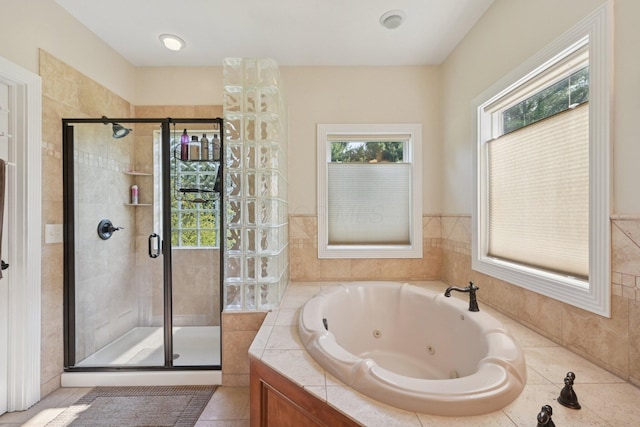 5337 Teresas Trl, Galena, OH 43021 - full bath with a tub with jets and a shower stall