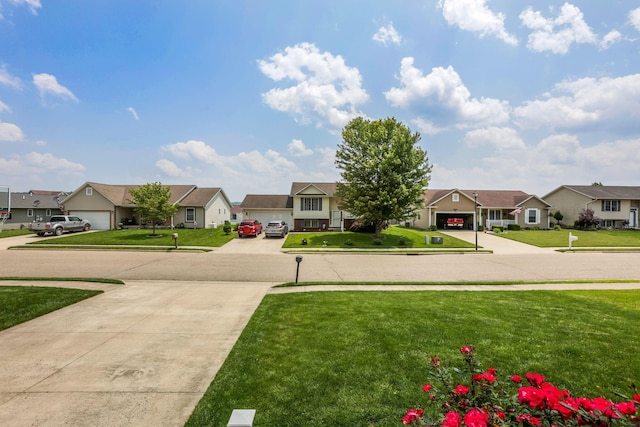 765 Huntley Ave, Logan, OH 43138 - view of green lawn with a residential view and driveway
