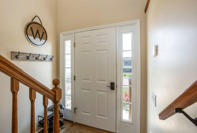 765 Huntley Ave, Logan, OH 43138 - entrance foyer featuring stairway