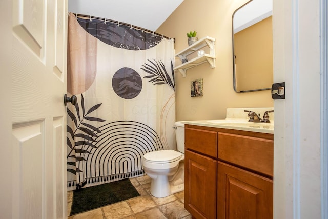 765 Huntley Ave, Logan, OH 43138 - full bath featuring vanity, toilet, and curtained shower