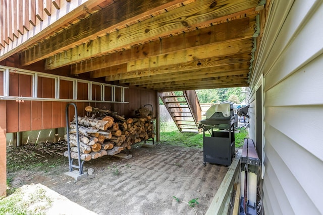 765 Huntley Ave, Logan, OH 43138 - view of patio / terrace with stairway and grilling area