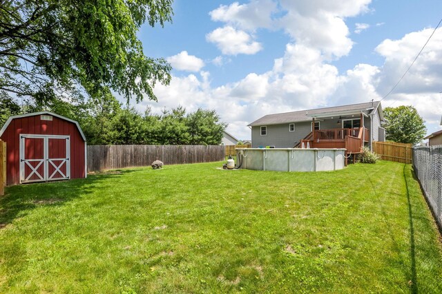 765 Huntley Ave, Logan, OH 43138 - view of yard with a deck