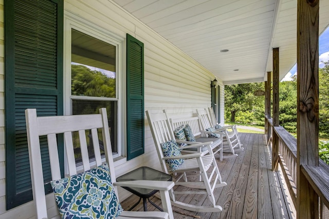 26110 Big Pine Rd, Rockbridge, OH 43149 - view of wooden porch