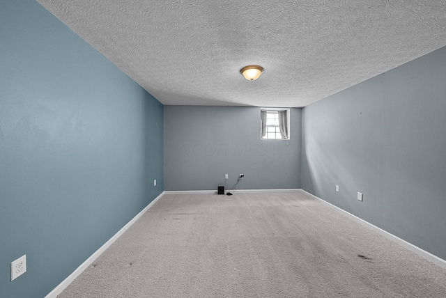 5801 Bridgehampton Dr, New Albany, OH 43054 - carpeted empty room featuring a textured ceiling