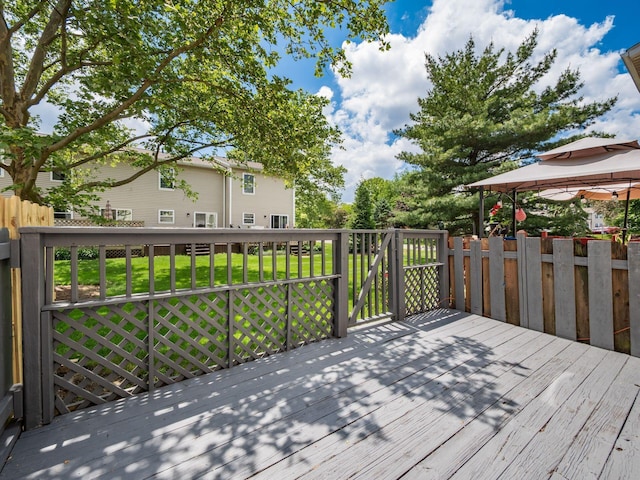 873 Soramill Ln Unit 4B, Columbus, OH 43085 - wooden terrace with a gazebo