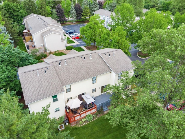 873 Soramill Ln Unit 4B, Columbus, OH 43085 - view from above of property featuring a tree filled landscape