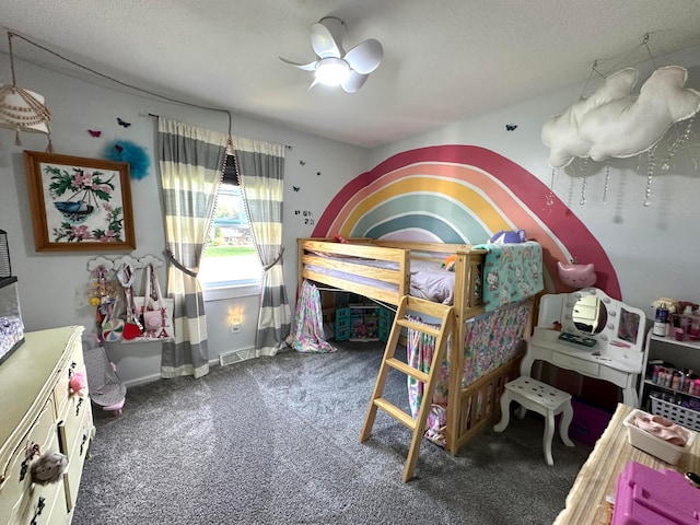 128 Ivy St, Newark, OH 43055 - bedroom featuring carpet floors and a ceiling fan