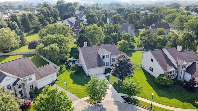 583 Marhurst Ct, Galloway, OH 43119 - aerial perspective of suburban area