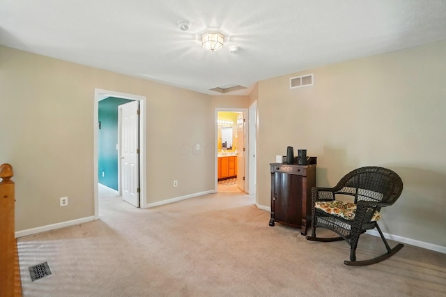 583 Marhurst Ct, Galloway, OH 43119 - sitting room with baseboards and light colored carpet