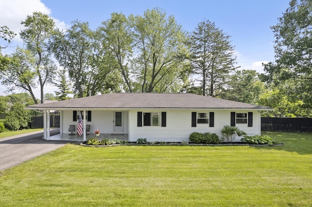 2147 Summit View Rd, Powell, OH 43065 - single story home featuring driveway, an attached carport, and roof with shingles