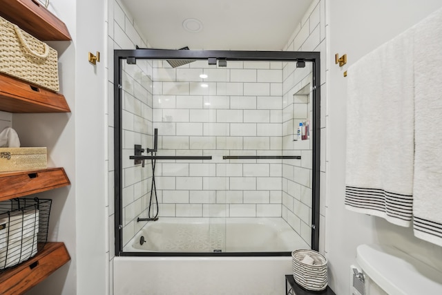 2171 Northam Rd, Columbus, OH 43221 - full bath with shower / bath combination with glass door and toilet