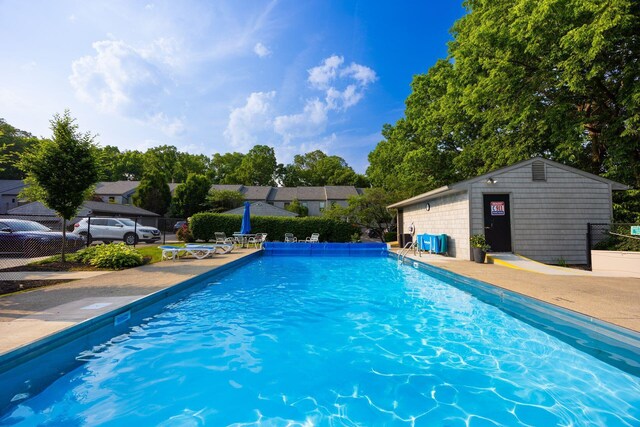 3120 Walden Ravines, Columbus, OH 43221 - view of pool with an outbuilding