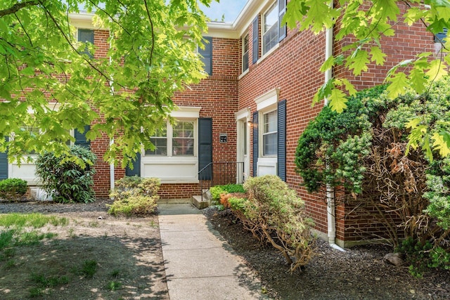 1775 NW Ct Unit 114 J, Columbus, OH 43212 - doorway to property with brick siding