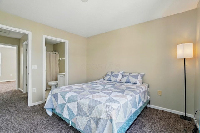 5629 Middle Falls St, Dublin, OH 43016 - bedroom with carpet and connected bathroom