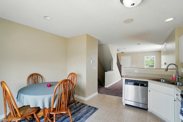 5629 Middle Falls St, Dublin, OH 43016 - dining room with recessed lighting and light carpet