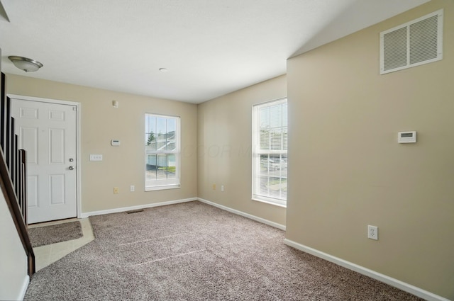 5629 Middle Falls St, Dublin, OH 43016 - carpeted foyer entrance with baseboards