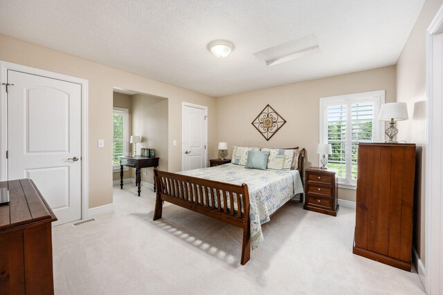 7908 Coldwater Dr, Powell, OH 43065 - bedroom featuring attic access and light carpet