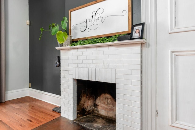 369 E Main St, Circleville, OH 43113 - detailed view of a brick fireplace