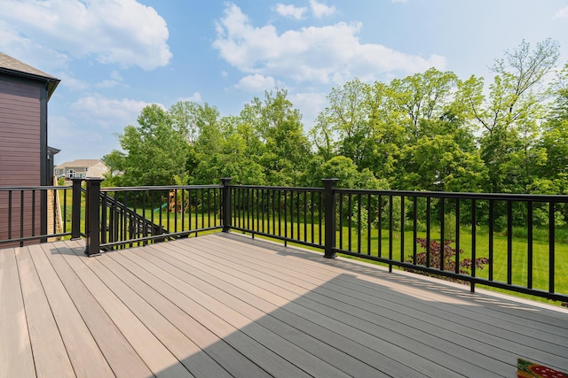 829 Pathlow Dr, Pickerington, OH 43147 - view of wooden deck