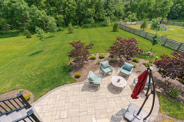 829 Pathlow Dr, Pickerington, OH 43147 - view of yard with a patio