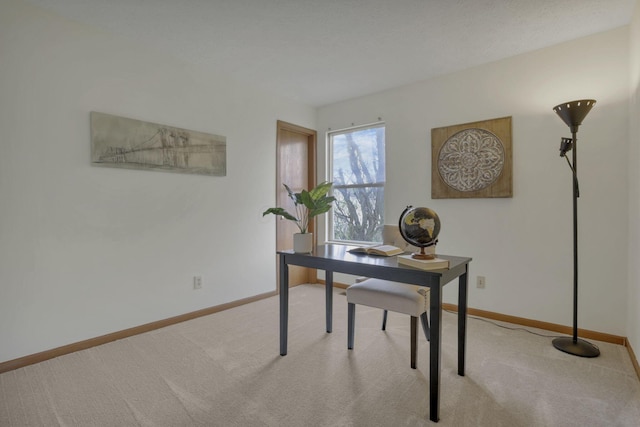 1993 Schrive Dr, Hilliard, OH 43026 - office area featuring carpet floors and baseboards