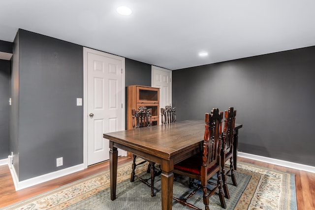 410 Acton Rd, Columbus, OH 43214 - dining space with light wood finished floors and recessed lighting