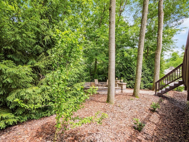 5769 Royal Lytham Ct, Dublin, OH 43017 - view of yard with stairway