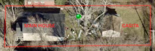 2732 Baughman Ave, Columbus, OH 43211 - aerial map of property and surrounding area with property parcel outlined