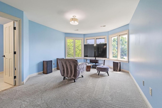 2570 Jewett Rd, Powell, OH 43065 - sitting room featuring carpet flooring and baseboards