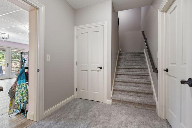 2570 Jewett Rd, Powell, OH 43065 - stairs featuring baseboards and carpet