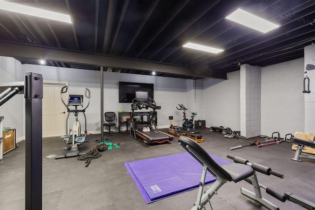 2570 Jewett Rd, Powell, OH 43065 - view of workout room