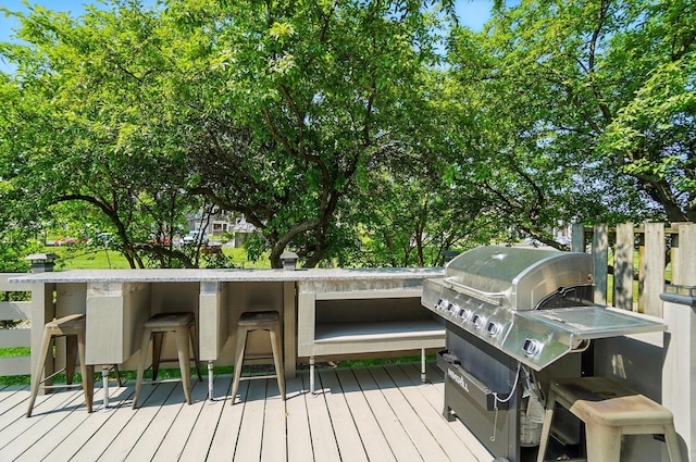 2201 Teardrop Ave Unit 34A, Columbus, OH 43235 - deck featuring a grill
