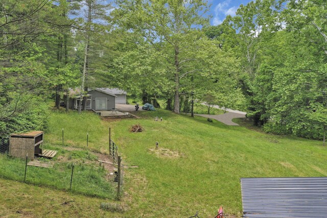 8175 Vore Ridge Rd, Athens, OH 45701 - view of yard featuring an outdoor structure