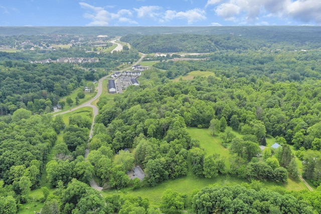 8175 Vore Ridge Rd, Athens, OH 45701 - aerial overview of property's location featuring a heavily wooded area