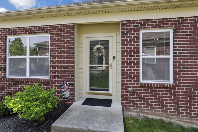 6370 Portrait Cir Unit 103, Westerville, OH 43081 - view of exterior entry featuring brick siding