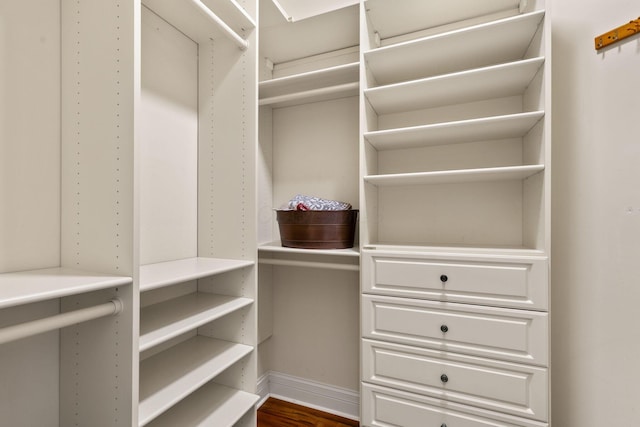 5753 Aster Way, Galena, OH 43021 - spacious closet featuring dark wood-style flooring