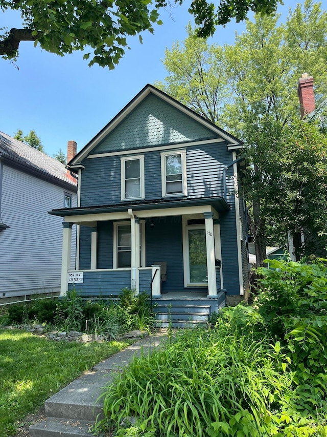 170 E Maynard Ave, Columbus, OH 43202 - view of front facade with a porch